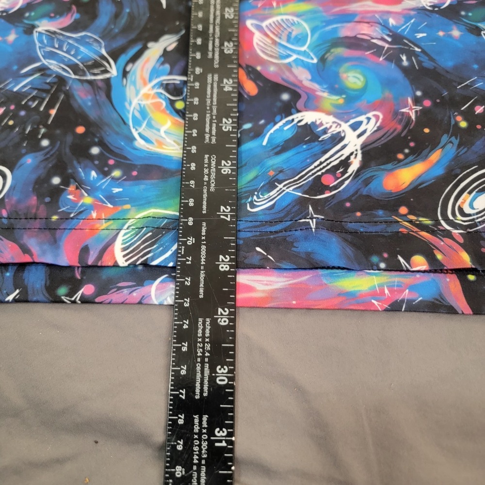 New Chubbies Polo Mens Large Space Planets Galatic All Over Print Short Sleeve - Picture 5 of 6
